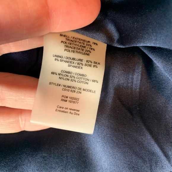 Alice and Olivia Blue Satin Mini Dress| See description - Picture 10 of 12